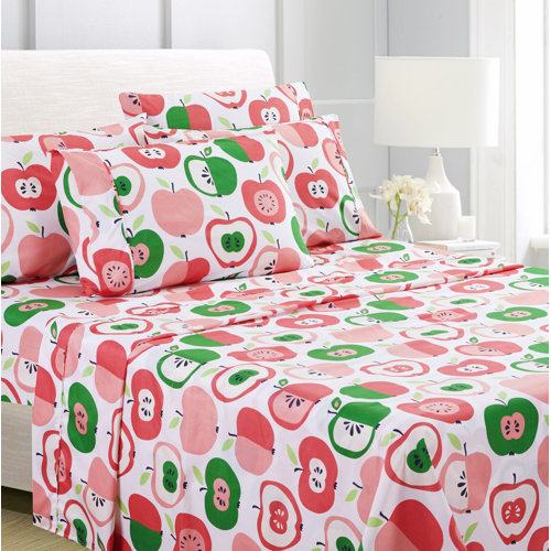 American Home Collection Microfiber Geometric Sheet Set Wayfair